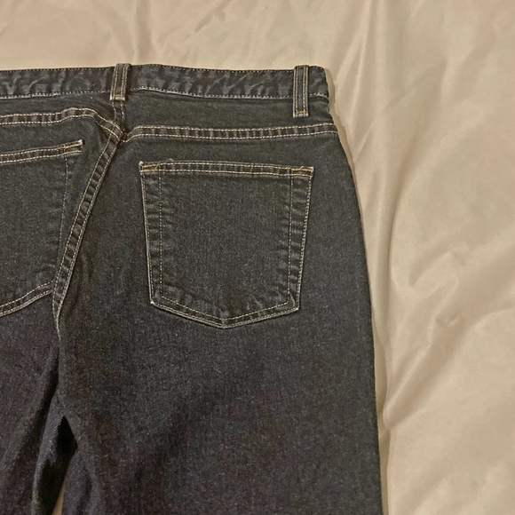 Gap Boot Cut Ankle Stretch Dark Wash Denim Blue Jeans Women's Size 12 Pant EUC - Picture 3 of 5